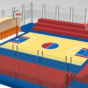 basketball court 3d model, 3d basketball court, 3d basketball arena,